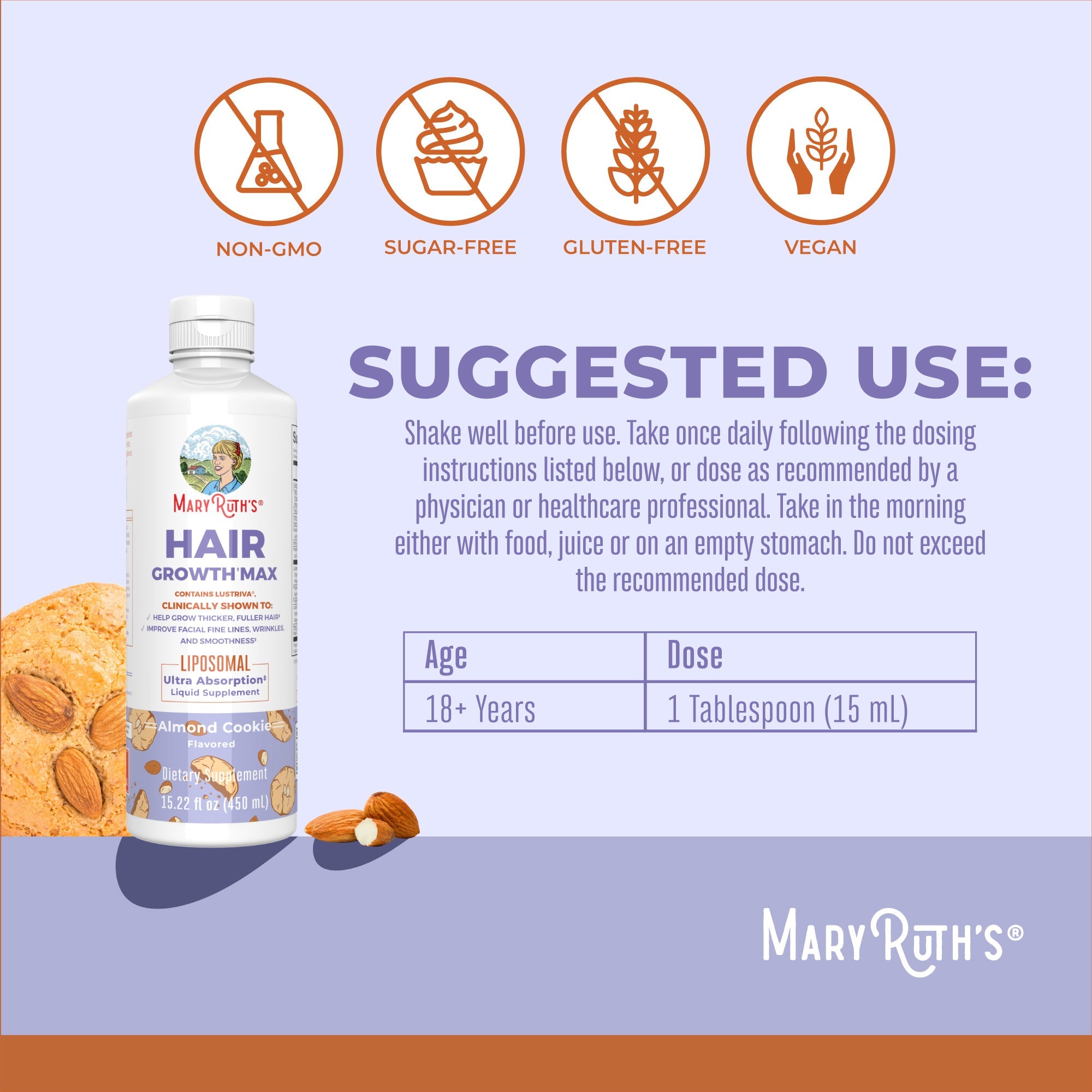 Hair Growth Max Liposomal-For Thinning, Weak, Slow-Growing Hair